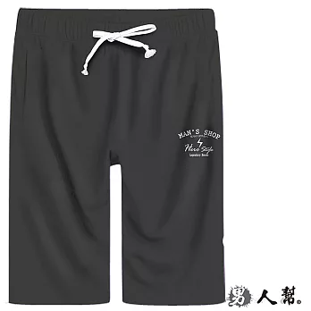 【男人幫】K0450＊【潮流人氣Hero Style 美式短褲】深灰色 3XL號