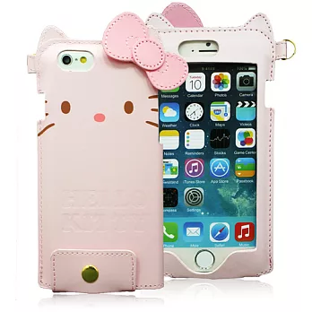 Hello Kitty iPhone 6 (4.7吋)手機皮套-三色粉紅色系