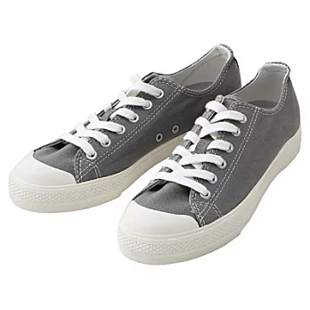 [MUJI 無印良品]棉水洗撥水加工休閒鞋23.5灰色