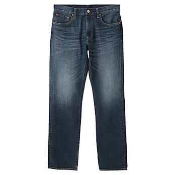 [MUJI 無印良品]男有機棉丹寧直筒褲31吋藍色