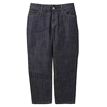 [MUJI 無印良品]女棉丹寧boyfriend 直筒褲26吋深藍