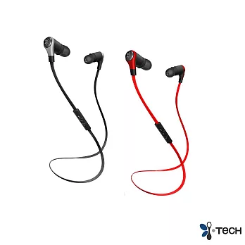 i-Tech MusicBand 8300 頸繩式藍牙耳機黑/紅