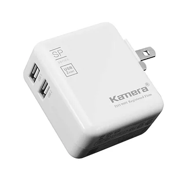 Kamera 2 Port USB 電源供應器 SP 2U白