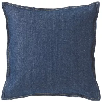 [MUJI 無印良品]棉丹寧抱枕套/藍色