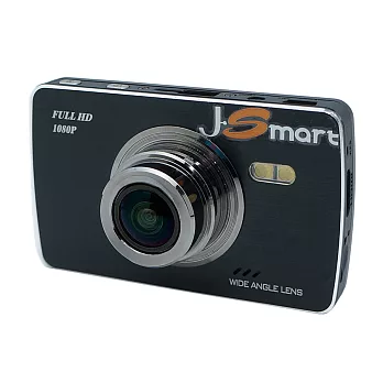 J-smart 1080P FULL HD 停車監控功能 全方位監測錄影 行車記錄器(時尚黑)黑色