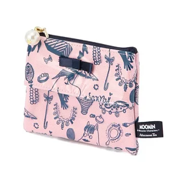 Afternoon Tea MOOMIN假期面紙化妝包 淺粉紅