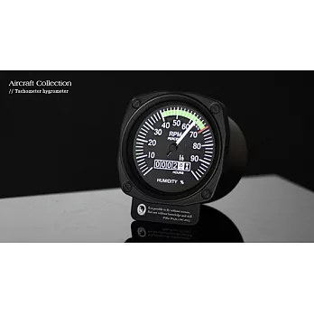 【賽先生科學工廠】飛機儀錶板系列-轉速表濕度計