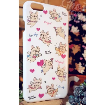 i6手機殼-法鬥小天使/白