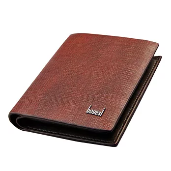 A+ accessories 時尚休閒十字木紋素面男用短夾 (2款可選)直款