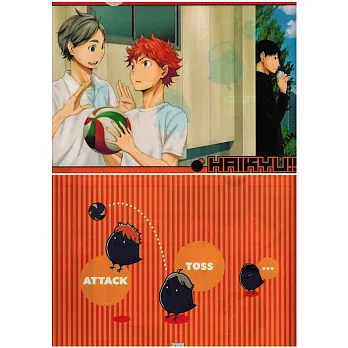 排球少年！！特製文件夾：日向&菅原&影山