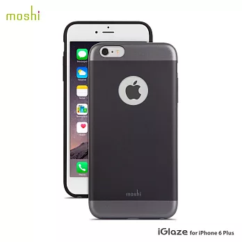 moshi iGlaze for iPhone 6 Plus 超薄時尚保護背殼黑
