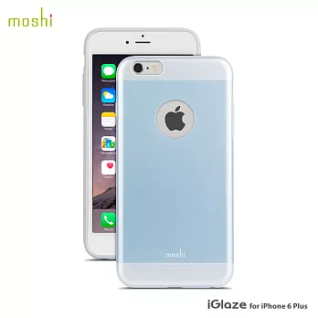 moshi iGlaze for iPhone 6 Plus 超薄時尚保護背殼粉藍