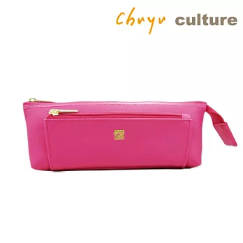 珠友 子母筆袋/船型筆袋-Classic Style桃紅