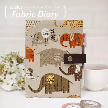 uhplus Fabric Diary 布手帳- 西雙版納福象谷(米)