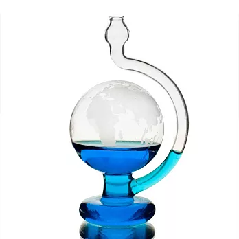【賽先生科學工廠】玻璃氣壓球(晴雨儀)-世界地圖版