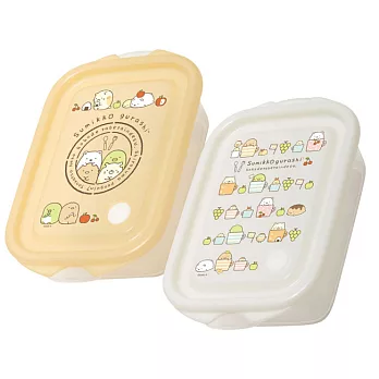 San-X 角落公仔水果野餐系列氣壓式保鮮便當盒 (二入)