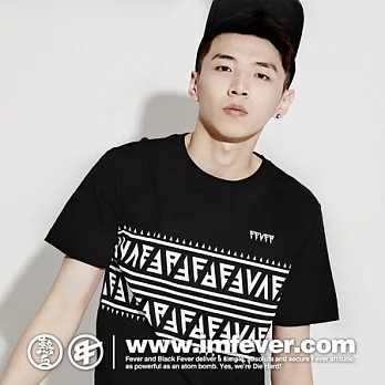 熱血FEVER TRIANGLE TEE2XL黑色