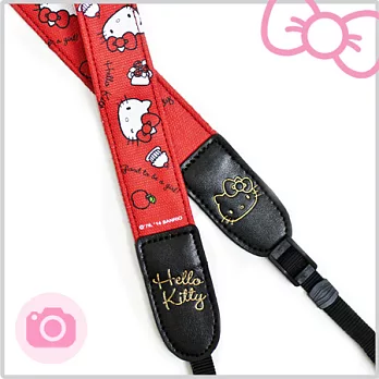 Hello Kitty 帆布相機背帶-俏麗紅(KT-BAG02)