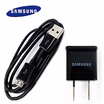 for Samsung Galaxy Note旅充+傳輸充電線組 - 原廠隨機版(1A / 黑色).