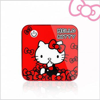 Hello Kitty 炫彩合金 小巧方塊 限定版 7800mAh 行動電源(KT-PBA7800-1) 閃耀紅