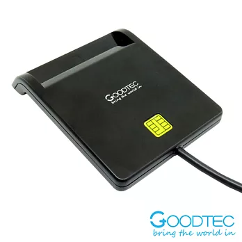 Goodtec ATM+SIM 智慧晶片卡讀卡機科技黑