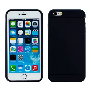 【BIEN】iPhone 6 Plus 穩重盔甲雙件雙料保護殼 (黑)