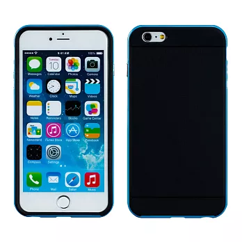 【BIEN】iPhone 6 Plus 穩重盔甲雙件雙料保護殼 (藍)