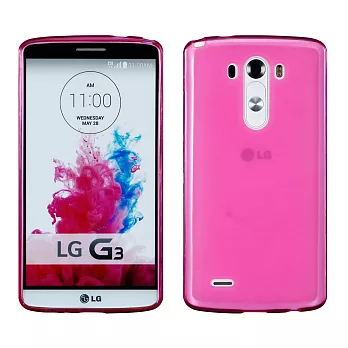 【BIEN】LG G3 輕量氣質軟質質保護殼 (霧粉紅)
