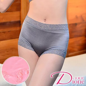 Dione 狄歐妮 包臀內褲-絲棉蕾絲(單品)-M156666L-粉色