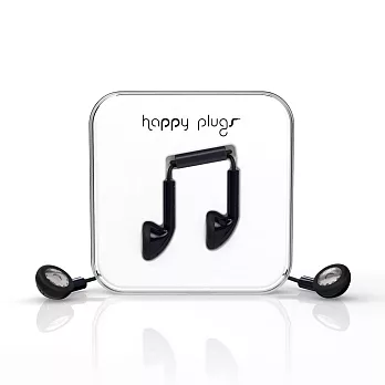 Happy Plugs 音符耳塞式耳機 -精簡黑
