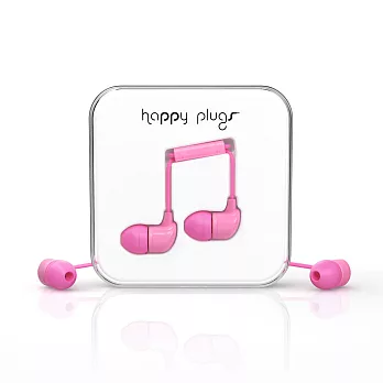 Happy Plugs 音符入耳式耳機 -粉紅色