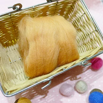 美麗諾羊毛-M11橘色50g【超柔細】