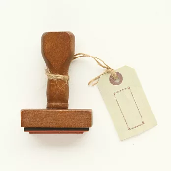 落款木印章 ‧花蕊紋