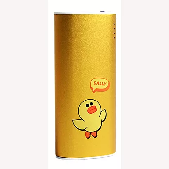 LINE FRIENDS 5200mAH 鋁合金行動電源(正版授權)莎莉(金色)