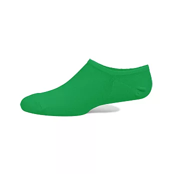 【 PuloG 】純棉細針隱形裸襪-L-正綠