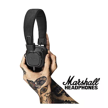 英國 Marshall Major II 耳罩式耳機 ~英國傳奇品牌~瀝青黑