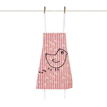 La cocotte / Herringbone Cocotte兒童圍裙-紅