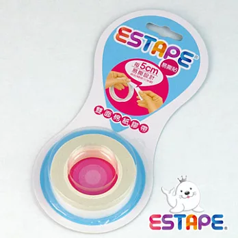 【ESTAPE】點斷雙面棉紙膠帶12mmx5M(6入)