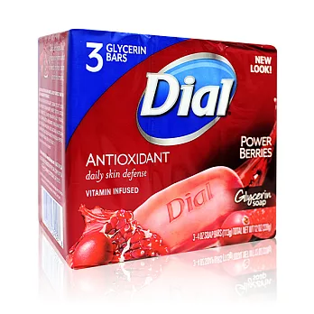 美國Dial 莓果抗老 化活膚皂 4oz-3入