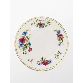 Royal Albert 誕生月份之花 八月罌粟20公分盤