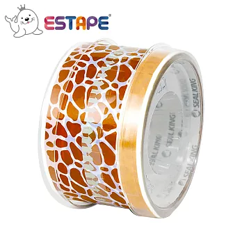 【ESTAPE】易撕貼 抽取式 OPP 裝飾封貼膠帶 (長頸鹿紋)