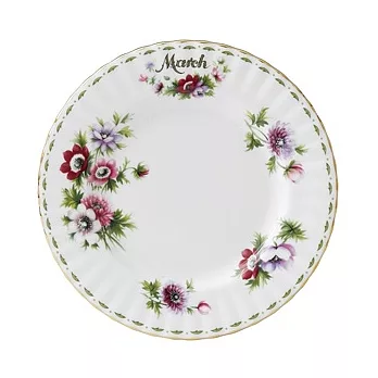 Royal Albert 誕生月份之花 三月水仙花20cm盤