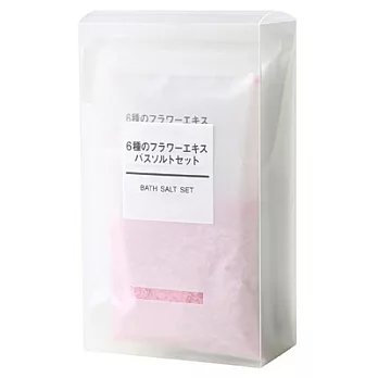 [MUJI 無印良品]花草精華浴鹽小包/4入