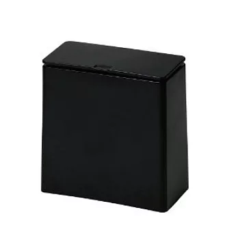 《ideaco》TUBELOR mini flap 藏袋袋桌上型掀蓋廚餘桶質感黑