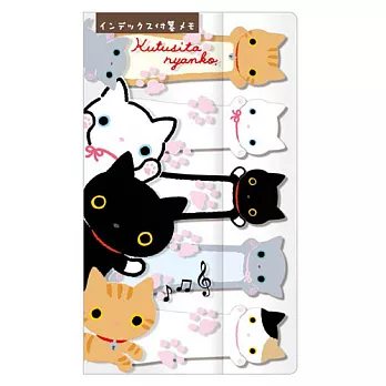 San-X 家族粉色時尚系列便利貼。小襪貓