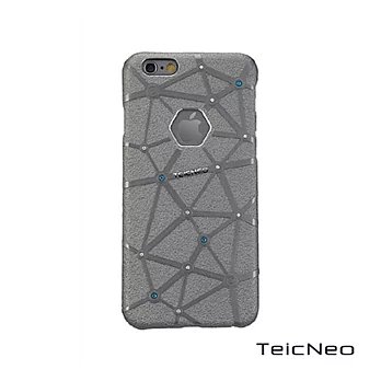 TeicNeo iPhone 6 Plus 5.5吋 金屬保護殼~浮雕精品系列 枷鎖(紳士灰)紳士灰