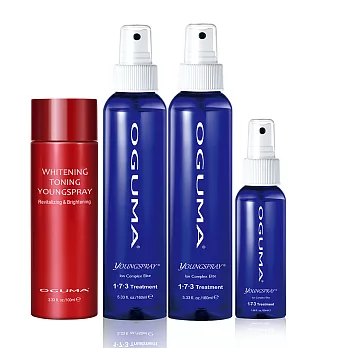 OGUMA水美媒 廣告強打熱銷組(水美媒160ml X2+50ml X1+青春露100ml X1)