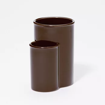 《ideaco》cutlery cup 餐具收納子母杯沉穩咖