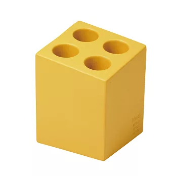 《ideaco》mini cube 迷你立方體4格傘插活力黃