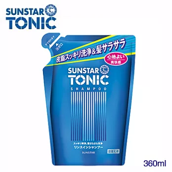 TONIC 頭皮清爽雙效洗髮精-360ml(補充包)